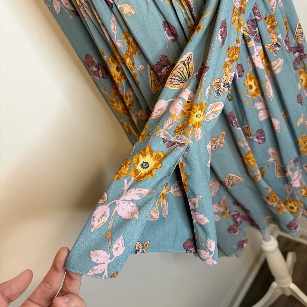 Free People Floral Boho Tunic Top/Dress – Size Small (Like New) - Picture 5 of 7